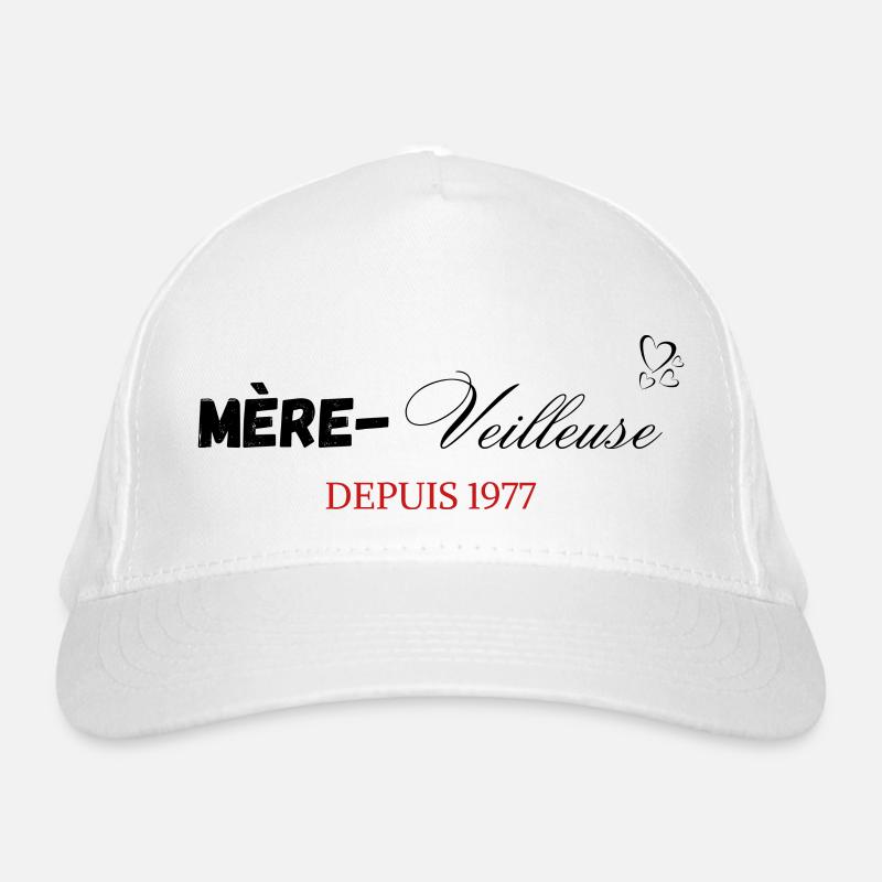 Mère veilleuse depuis 1977 Casquette classique bio
