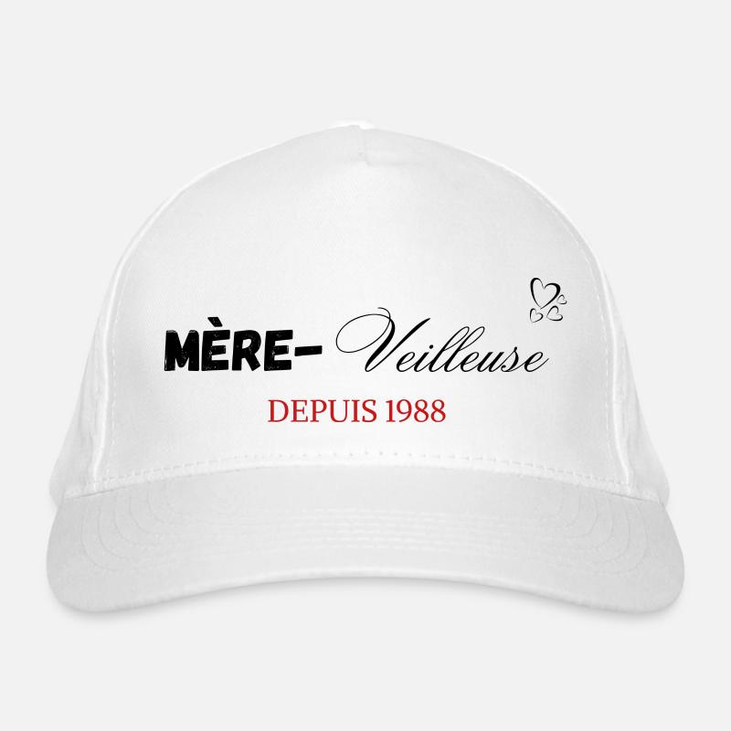 Mère veilleuse depuis 1988 Casquette classique bio