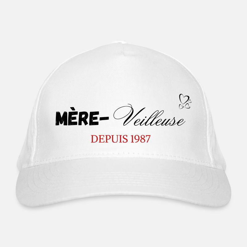 Mère veilleuse depuis 1987 Casquette classique bio