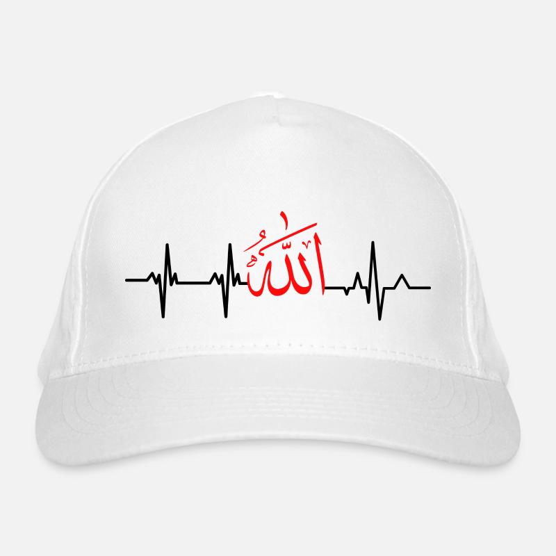 Herzschlag allah Bio-Baseballkappe