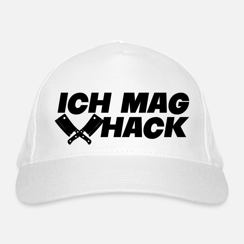 ich mag hack Bio-Baseballkappe