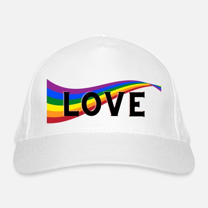 Fierté Arc-en-ciel Casquette classique bio
