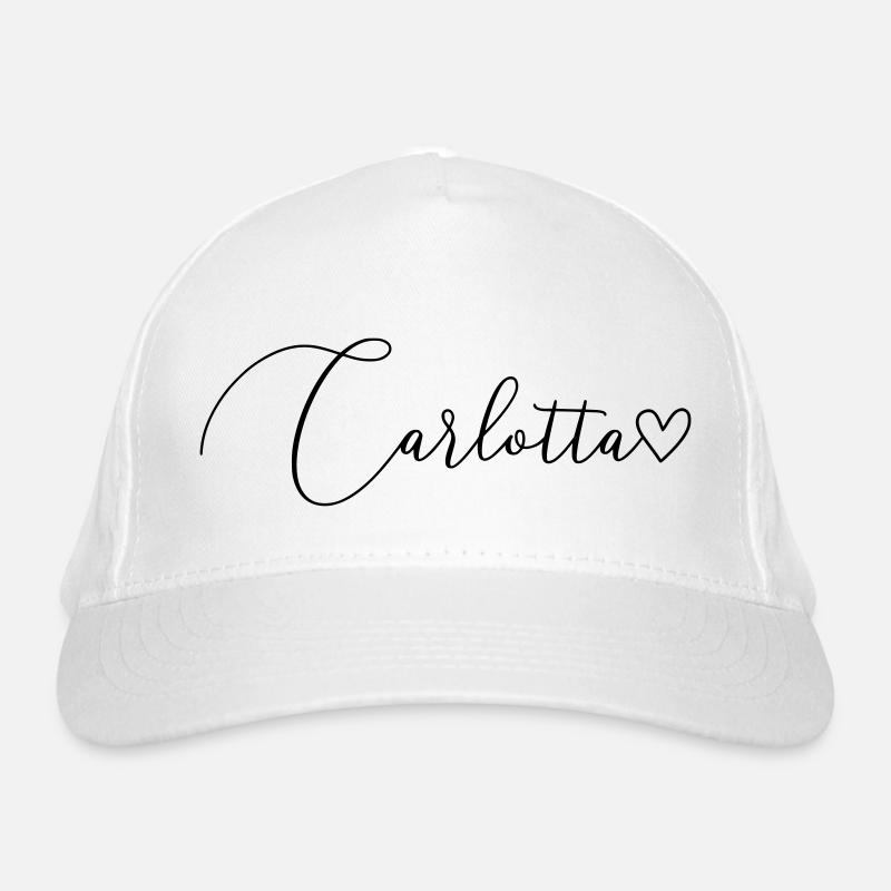 Carlotta Name Vorname Mädchen Bio-Baseballkappe