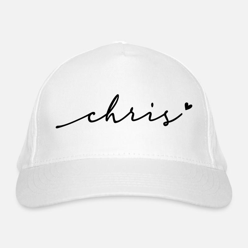 Chris Schreibschrift Name Bio-Baseballkappe