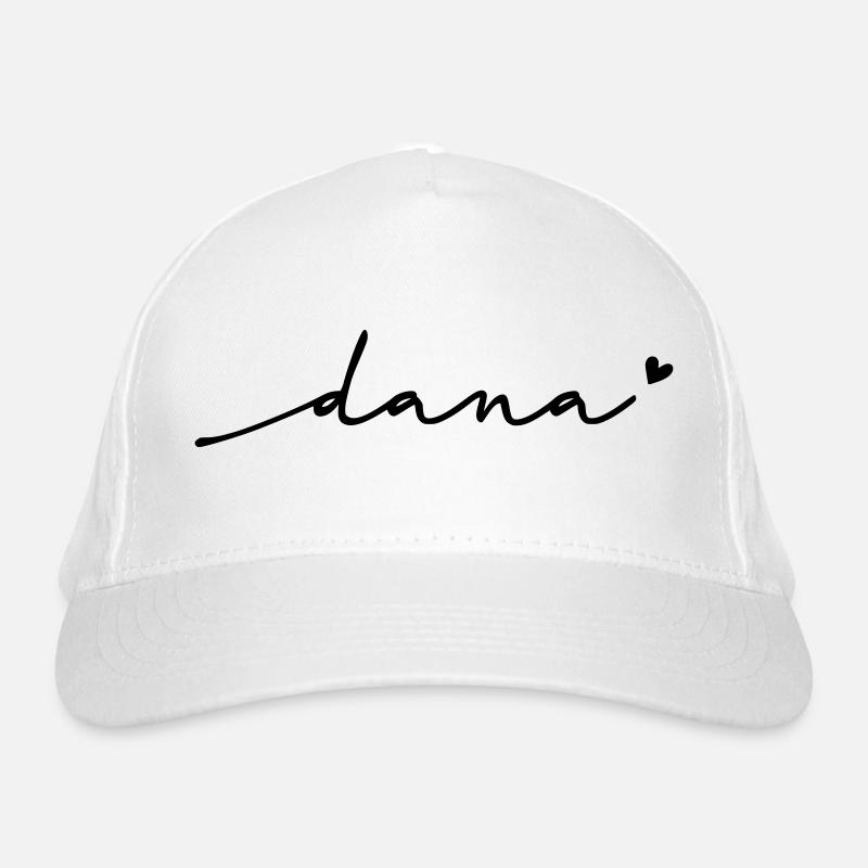 Nom cursif Dana Casquette classique bio
