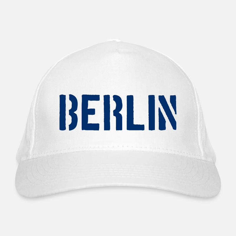 Berlin Slogan - Brandenburger Tor - Alexanderplatz Bio-Baseballkappe