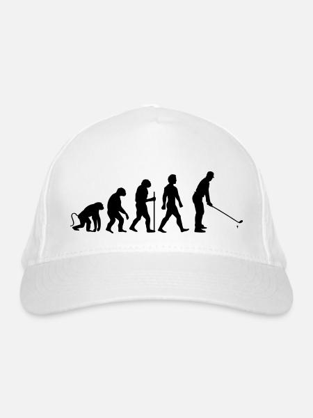 evolution golf - Bio-Baseballkappe - Weiß