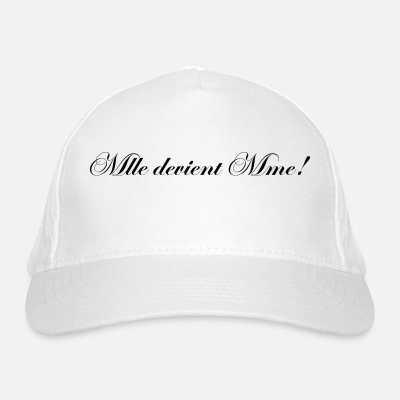 Mademoiselle wird Madame Bio-Baseballkappe