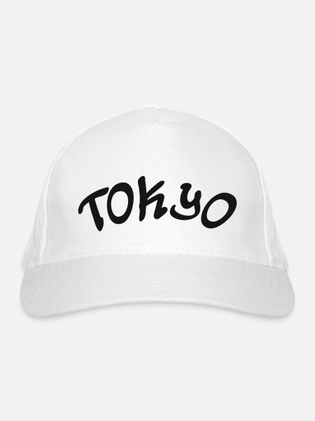Tokyo - Japan - japanisch - Asien - Asia - Bio-Baseballkappe - Weiß