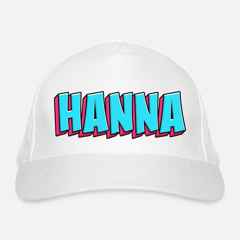 Motif du nom : Hanna Casquette classique bio