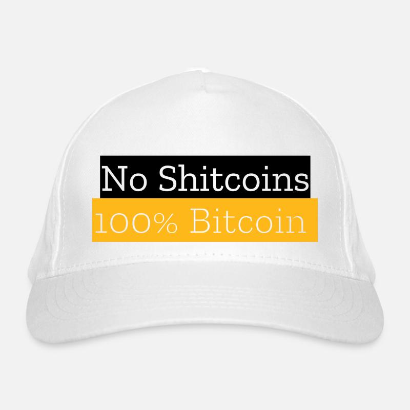 No Shitcoins 100% Bitcoin Organic Baseball Cap