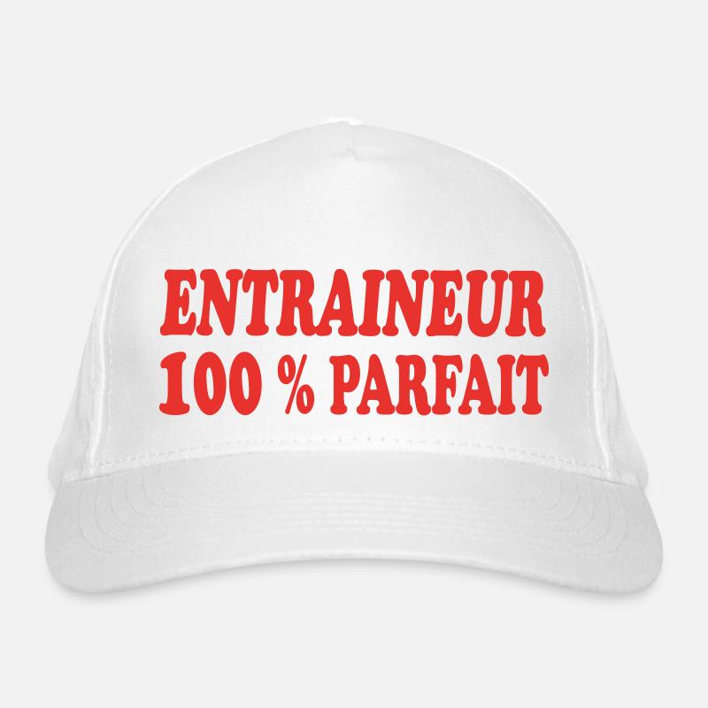 100% PERFECT TRAINER Organic Baseball Cap