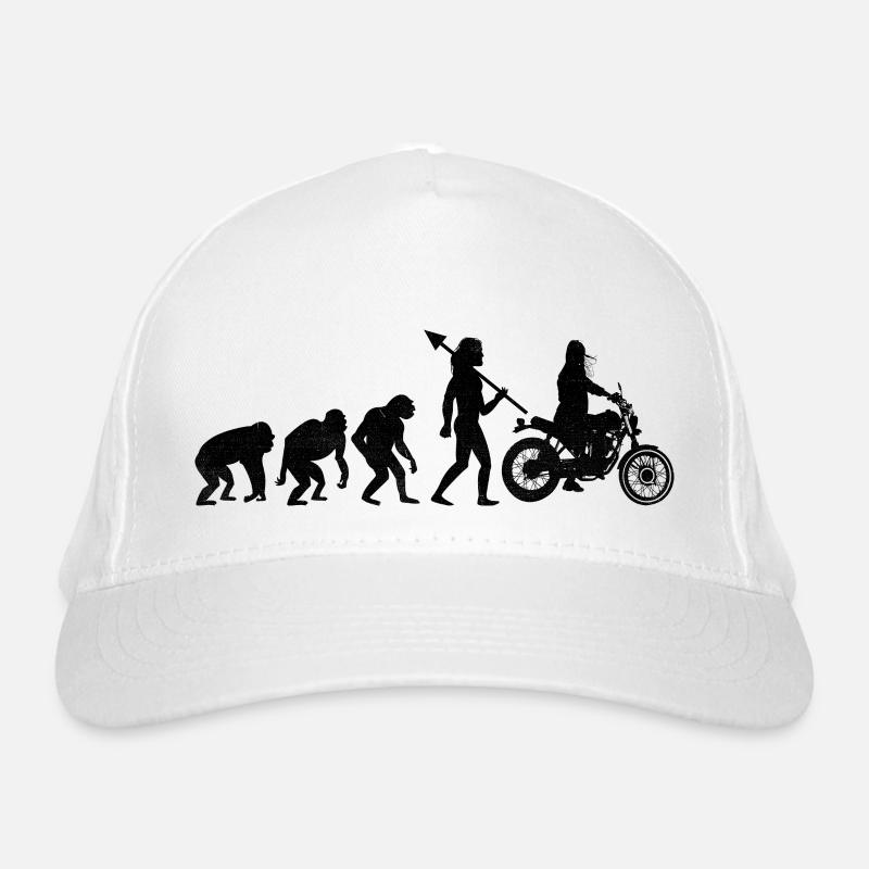 Evolution Moto Motard Mom Moto Motorc Casquette classique bio