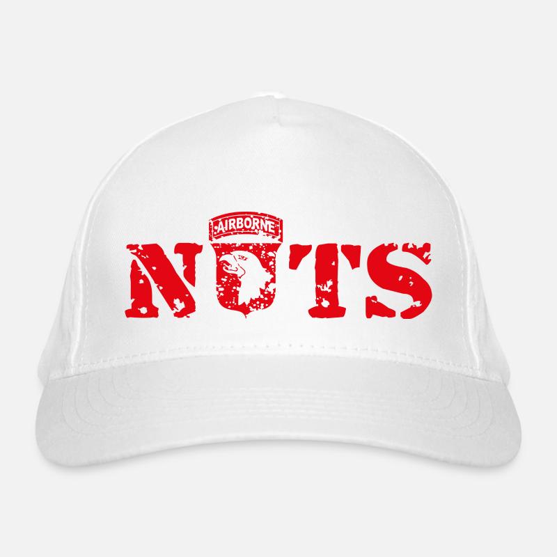 AVM Bastogne NUTS Battle Bulge Battered Bastards Organic Baseball Cap