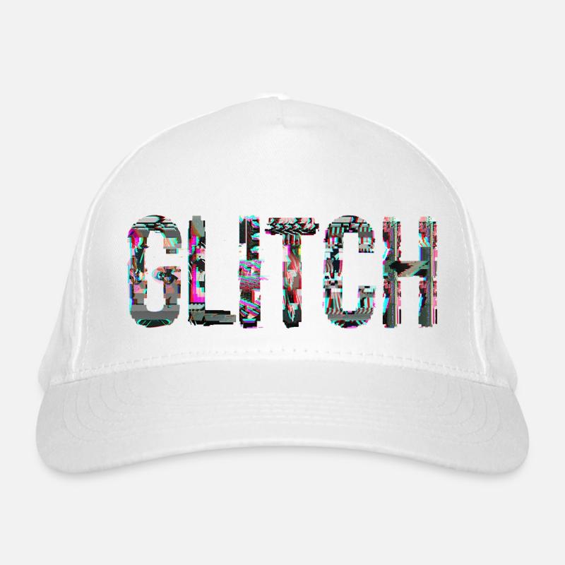 Glitch Ordinateur PC Électronique Gaming Media Art Casquette classique bio