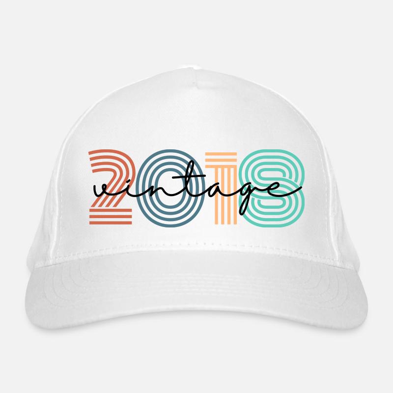 2018 Vintage Retro Bio-Baseballkappe