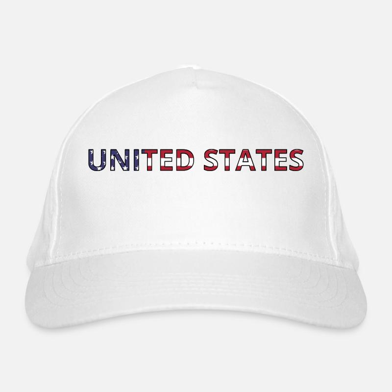 Drapeau United State Casquette classique bio