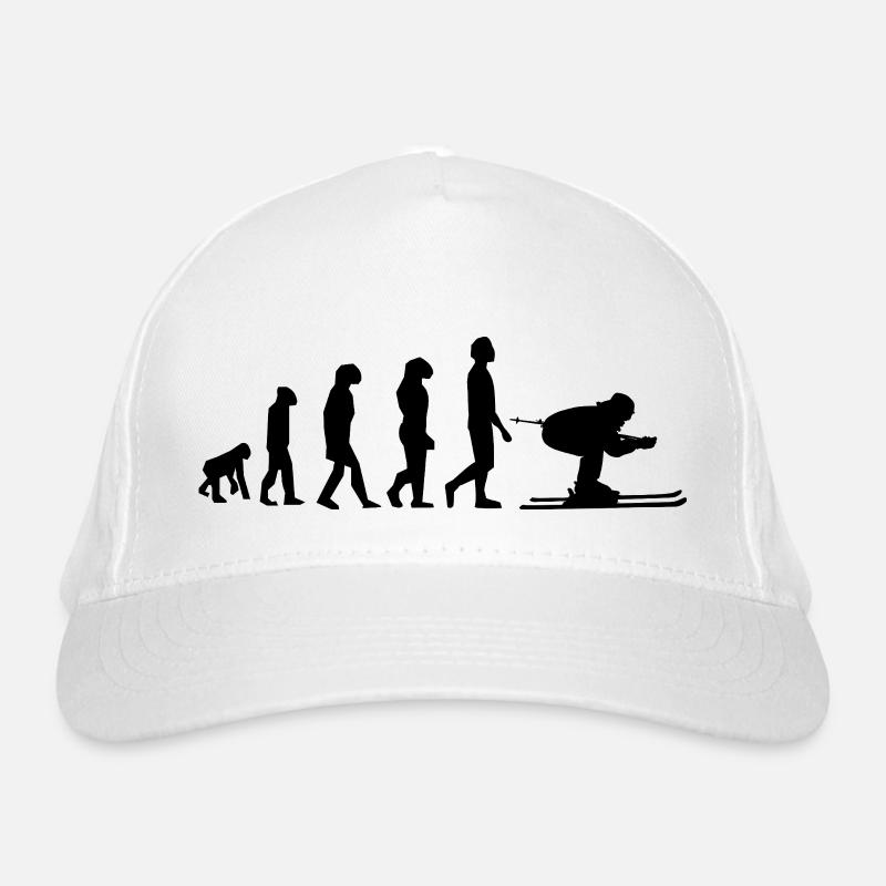 Evolution Ski / Skifahrer / Skispringer Bio-Baseballkappe