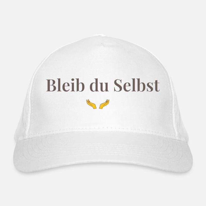 BLEIB_DU_SELBST - öffne dein Herz Bio-Baseballkappe