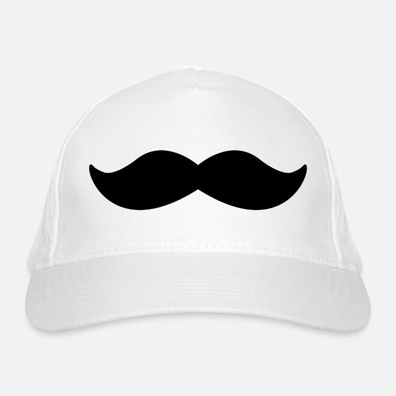 moustache Casquette classique bio