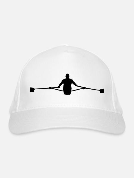 Rudern - Bio-Baseballkappe - Weiß