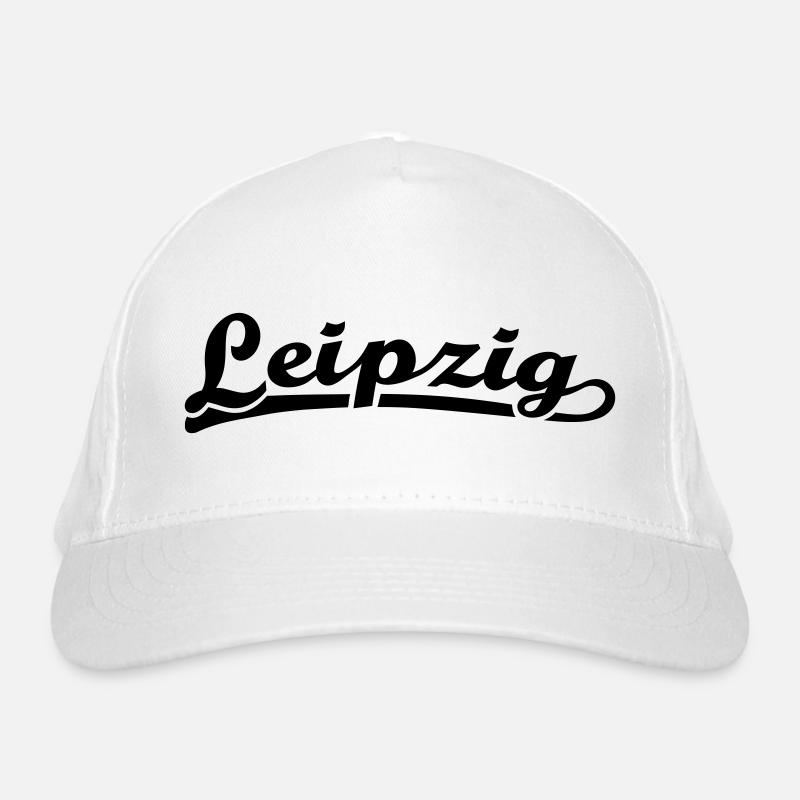 Leipzig font Retro Organic Baseball Cap
