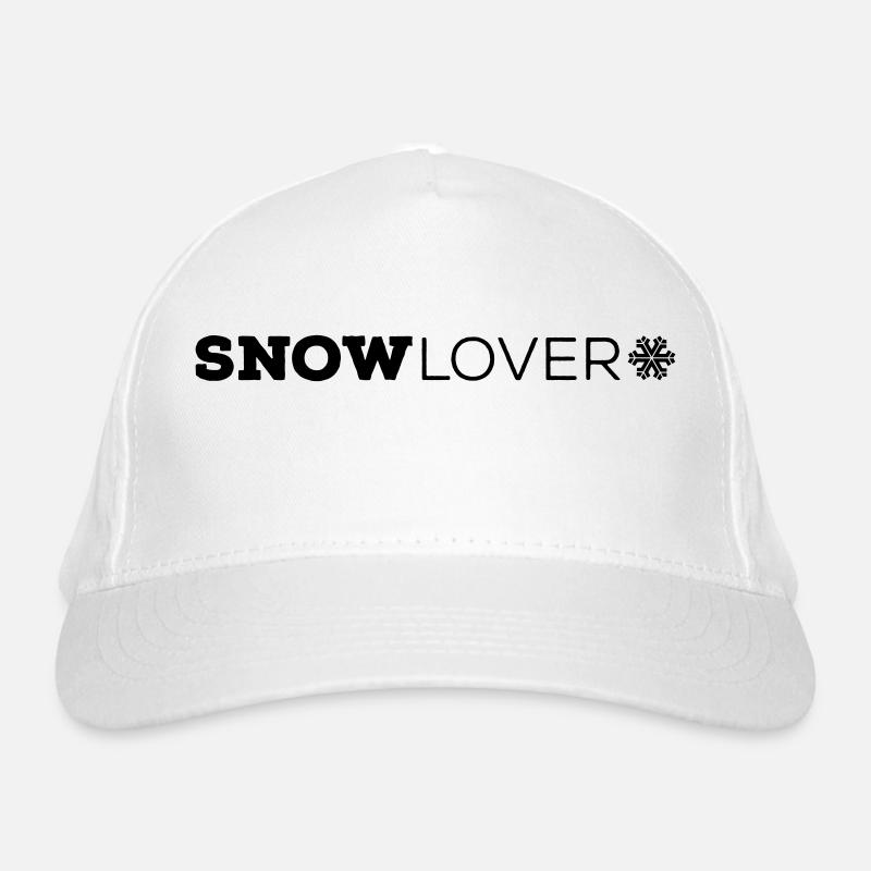 SNOW Lover Ärmel Bio-Baseballkappe