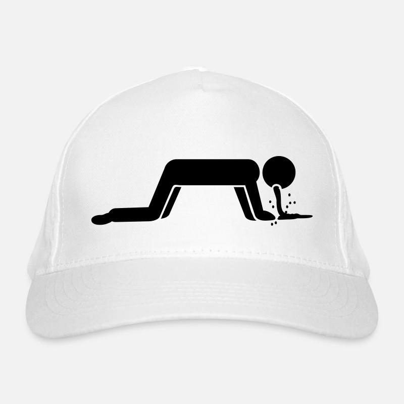 Reihern, Kotzen / barfing (no text, 1c) Organic Baseball Cap