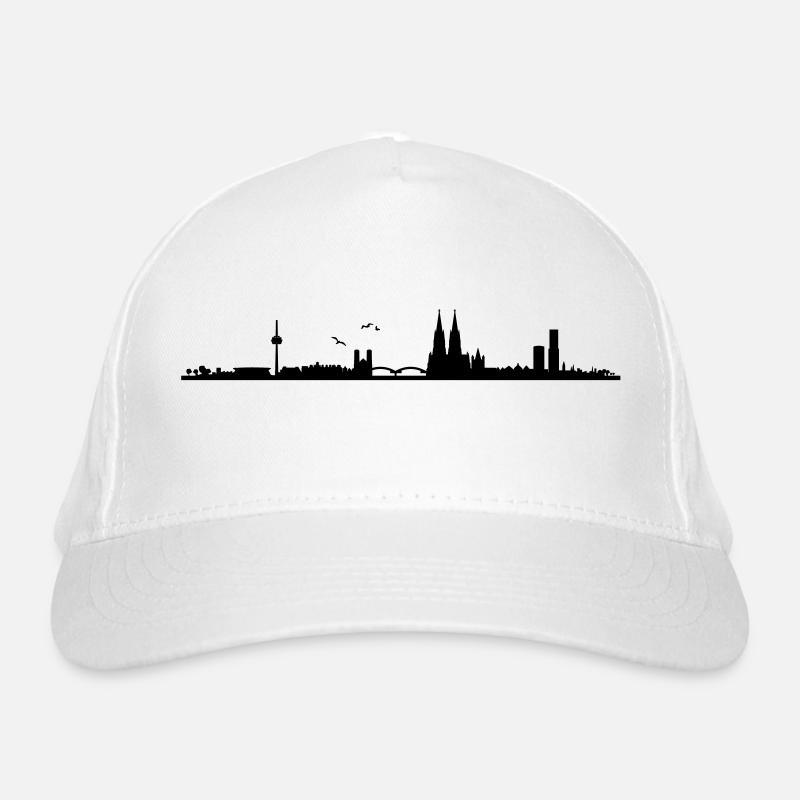 Cologne Skyline Panorama Casquette classique bio