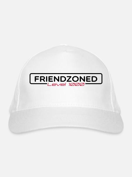 friendzone - Casquette classique bio - blanc - Devant