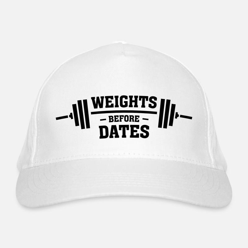 Weights Before Dates Bio-Baseballkappe