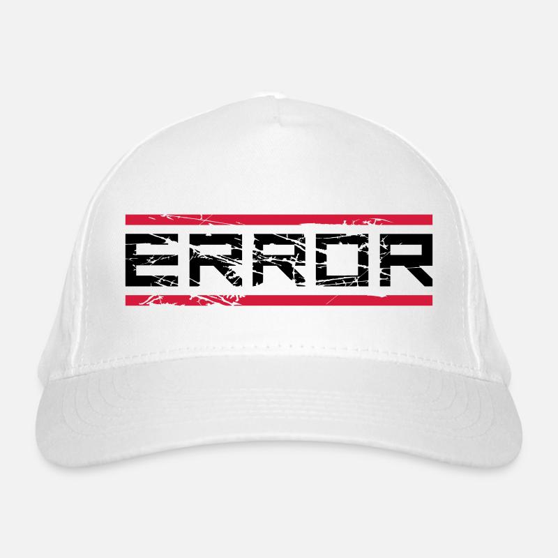 rote balken kratzer geek error computer download n Bio-Baseballkappe