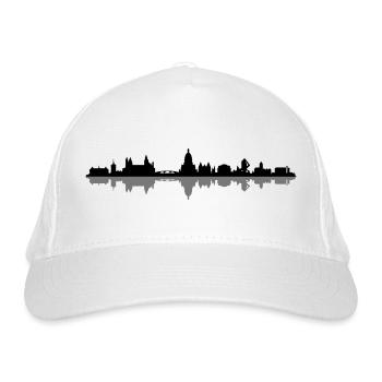 Skyline - Mainz - Bio-Baseballkappe - Weiß - Vorne