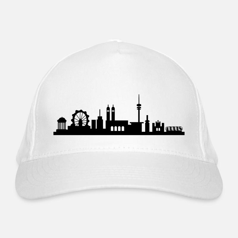muenchen_skyline_001 Bio-Baseballkappe