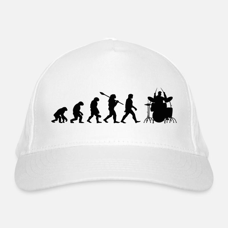 Evolution Batteur Drummer Player Cadeau Casquette classique bio