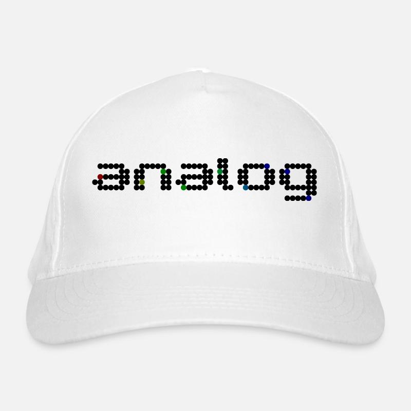 analog 2 black Bio-Baseballkappe