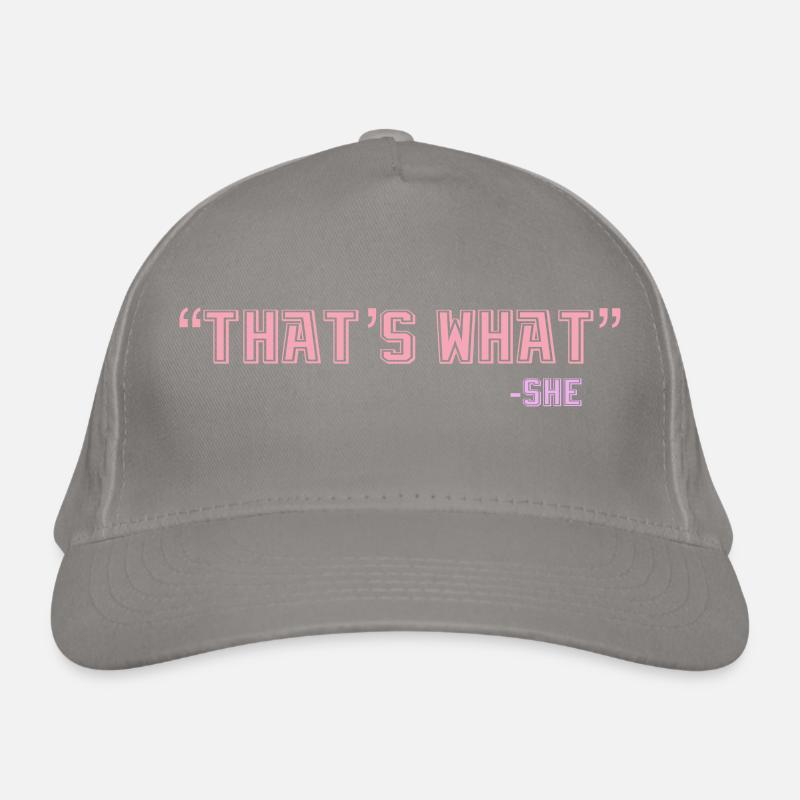 C’est ce qu’elle a dit Casquette classique bio