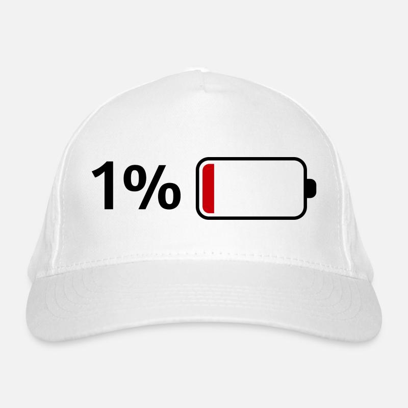 Schwache Batterie Bio-Baseballkappe
