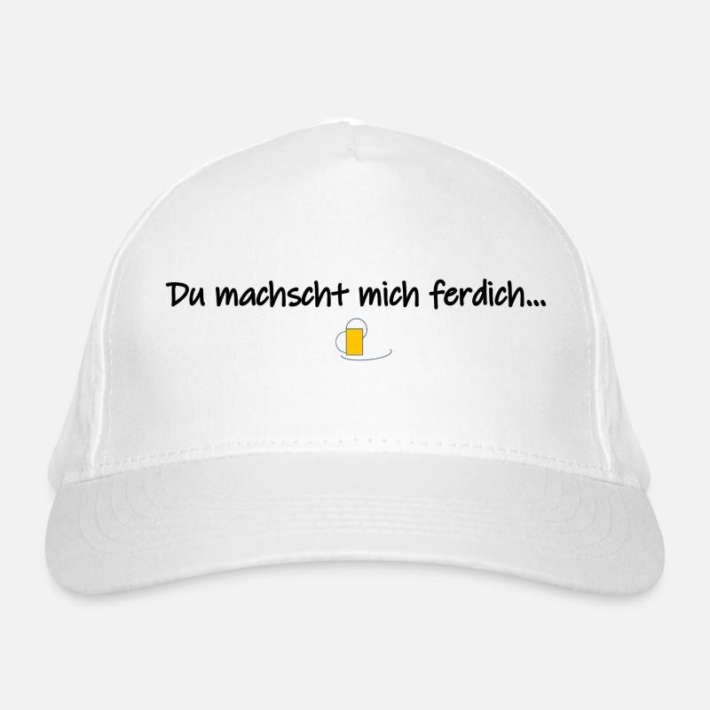 Du machscht mich ferdich Bio-Baseballkappe