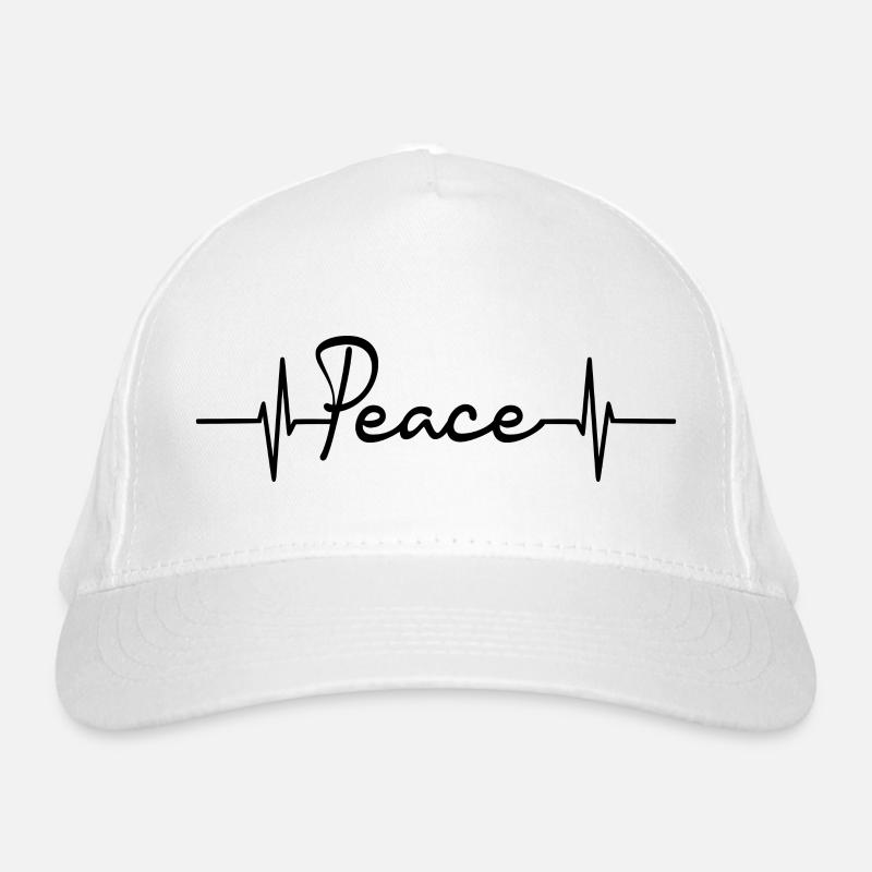 Peace Bio-Baseballkappe