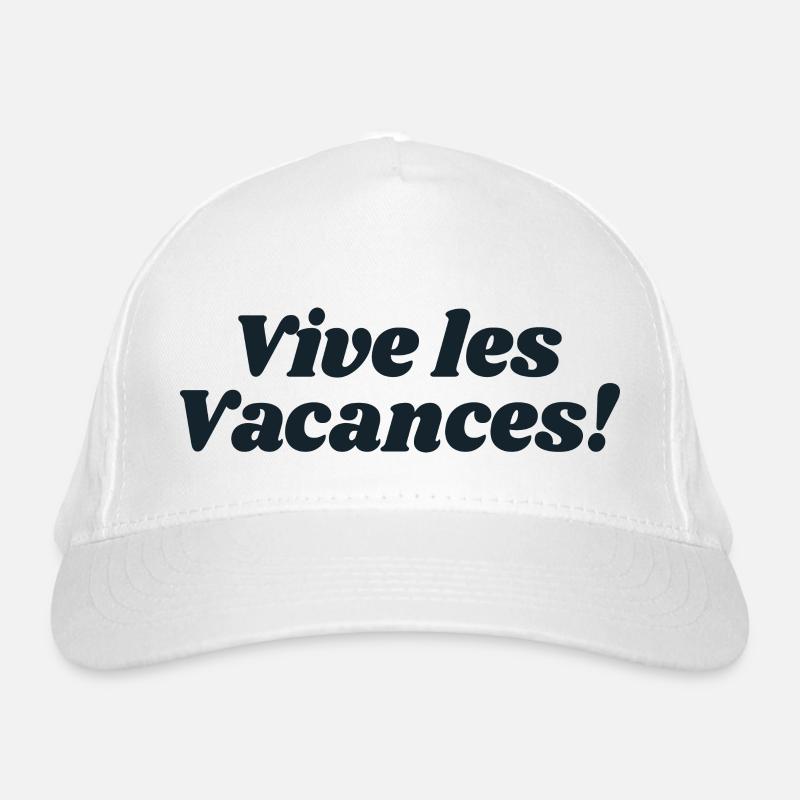 Vive les vacances Casquette classique bio