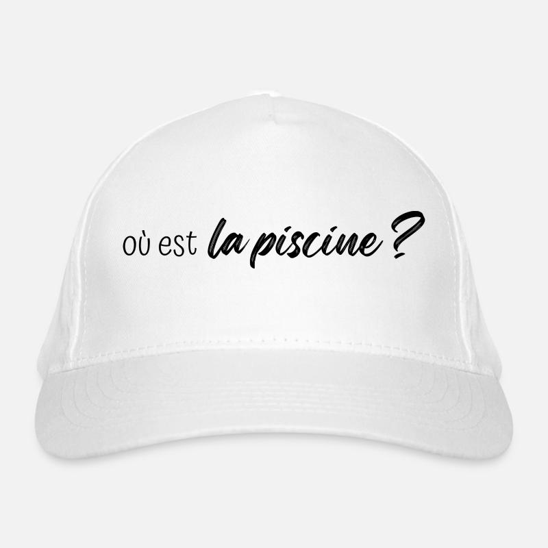 où est la piscine Casquette classique bio