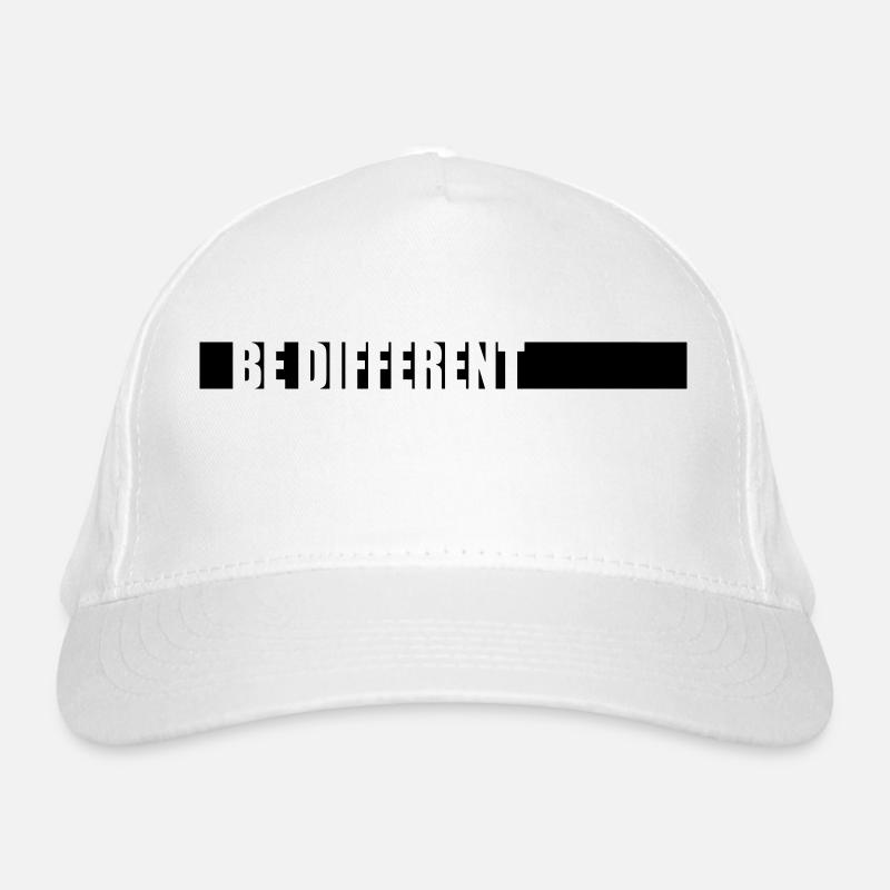 Soyez différent Logo Design Casquette classique bio