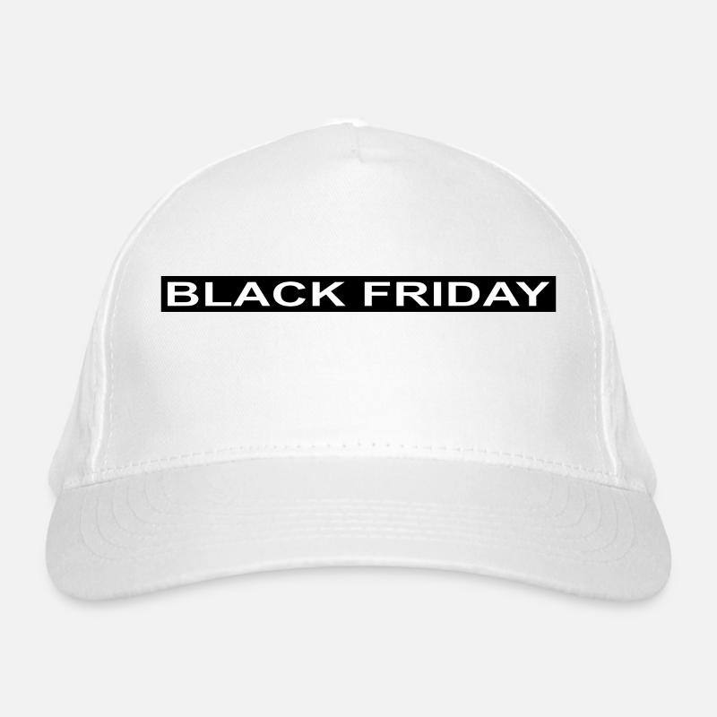 Black Friday schwarze Band Bio-Baseballkappe