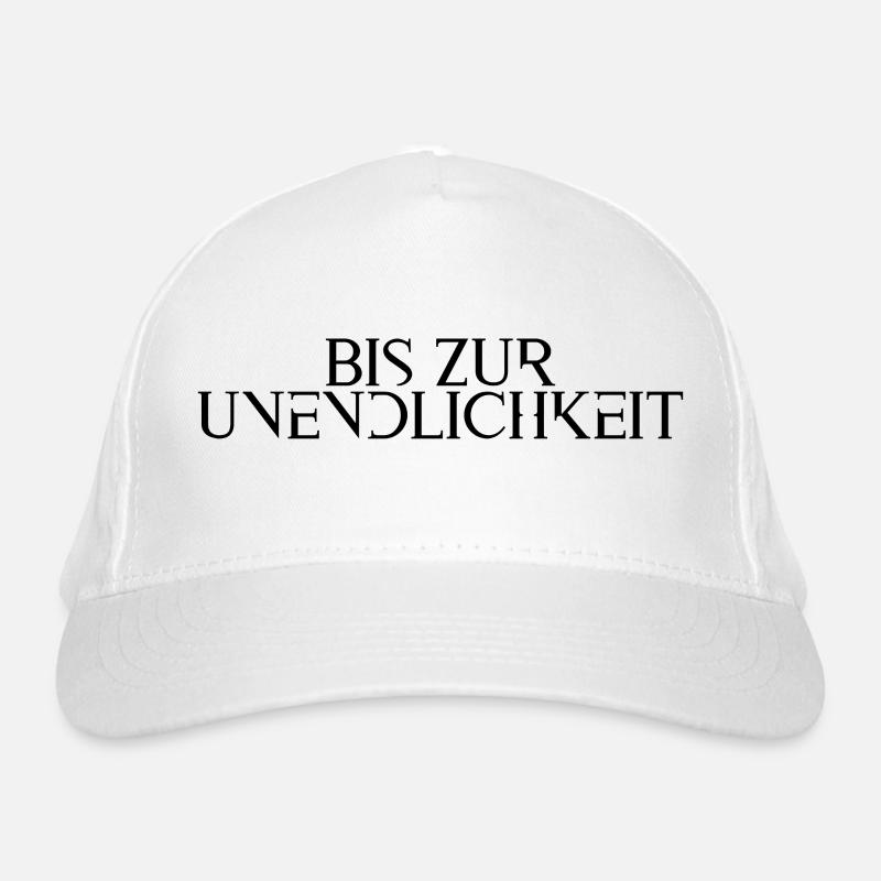 Bis zur Unendlichkeit Bio-Baseballkappe
