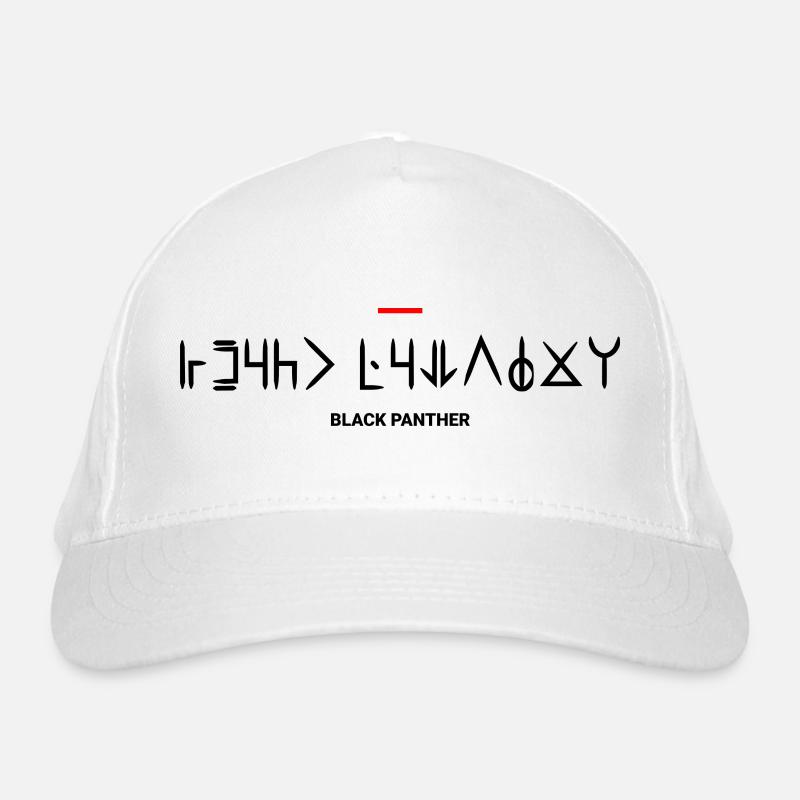 Schwarzer Panther Bio-Baseballkappe