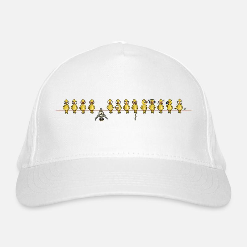 Bat birds Organic Baseball Cap