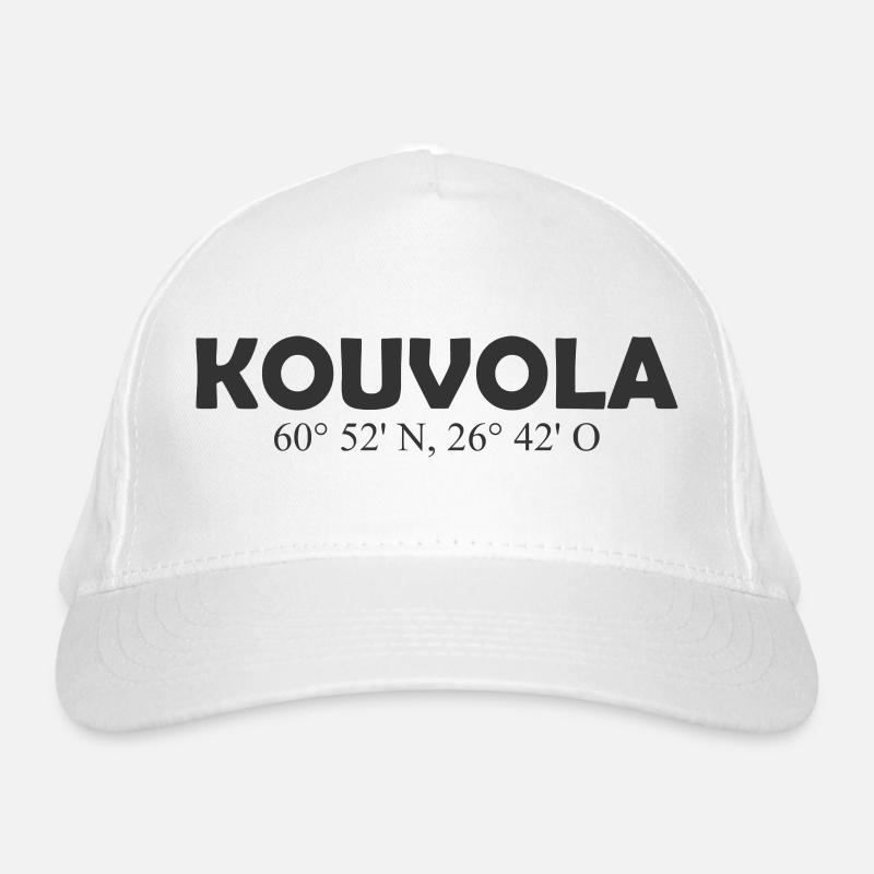 Kouvola - Finlande - Coordonnées Longitude Latitude Casquette classique bio