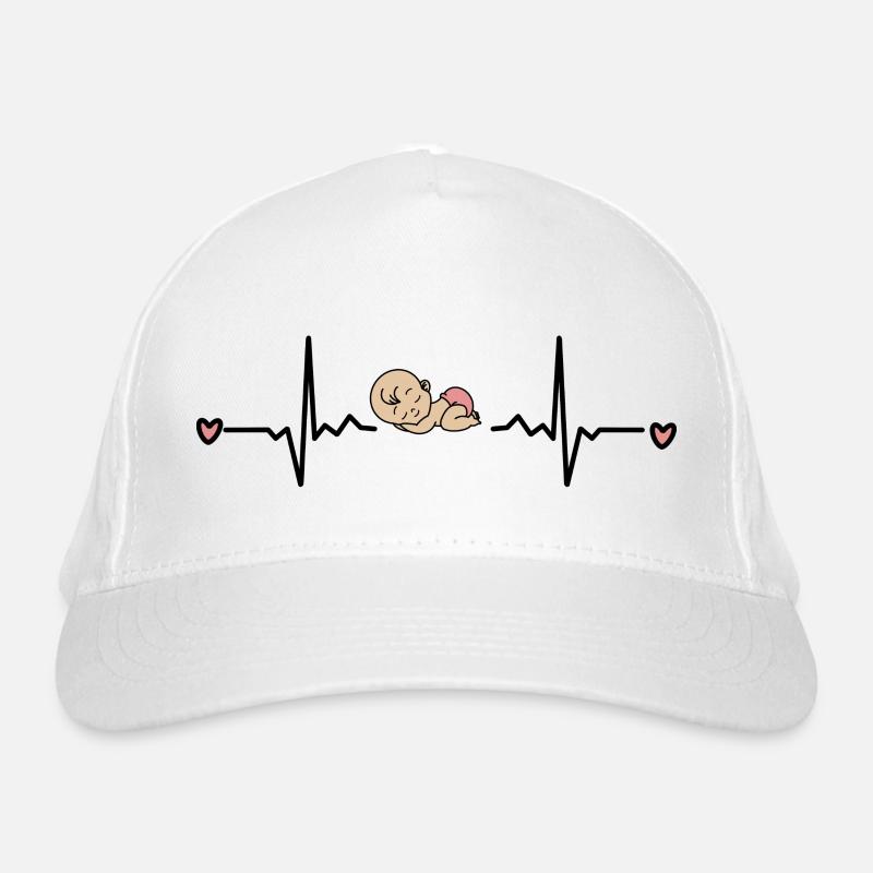 Baby - Bio-Baseballkappe - Weiß