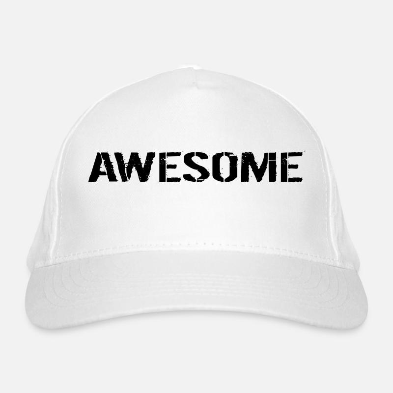 Awesome black Bio-Baseballkappe